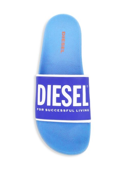 Diesel Valla Logo Slide Sandals