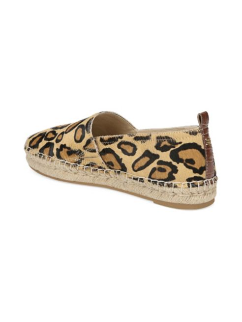 Sam Edelman Khloe Leopard Calf Hair Espadrilles