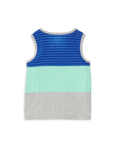 Hatley Little Boy's & Boy's Colorblock Pocket Tank