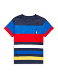 Ralph Lauren Little Boy's & Boy's Striped Patch Pocket T-Shirt