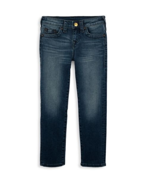 True Religion Toddler's, Little Boy's & Boy's Geno Single End Fade Jeans