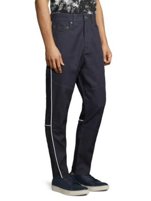 True Religion Marco Reflective Stripe Jeans