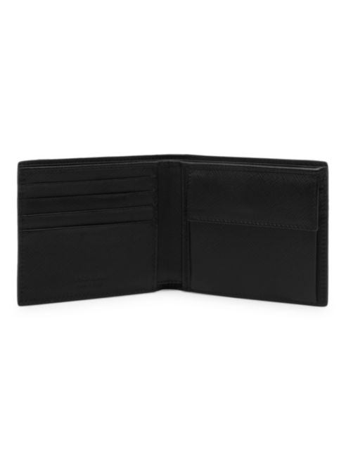 Prada Leather Whale Bi-Fold Wallet