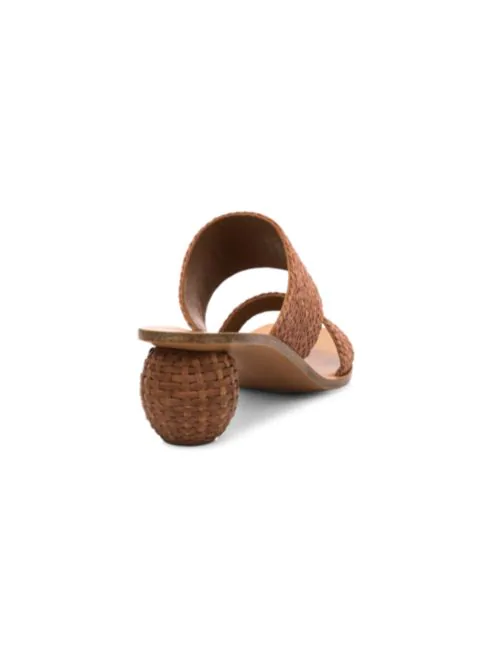 Cult Gaia Jila Bauble-Heel Wicker Mules