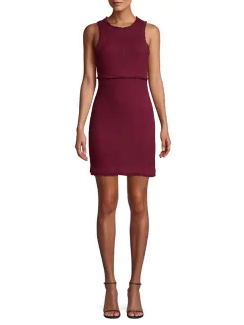 Likely Palmira Sleeveless Tweed Sheath Dress