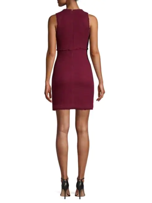 Likely Palmira Sleeveless Tweed Sheath Dress