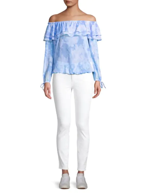 Michael Kors Breezy Off-The-Shoulder Top