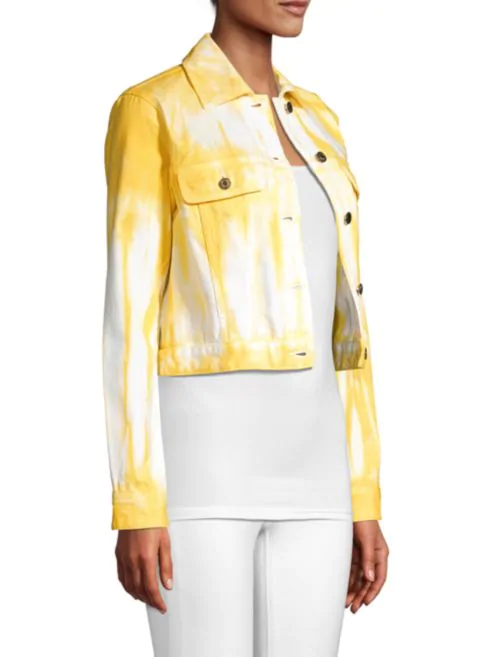 Michael Kors Tru Tie-Dye Denim Jacket