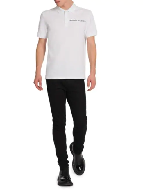Alexander McQueen Logo Tape Polo