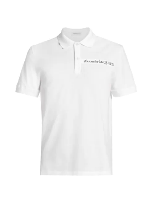 Alexander McQueen Logo Tape Polo