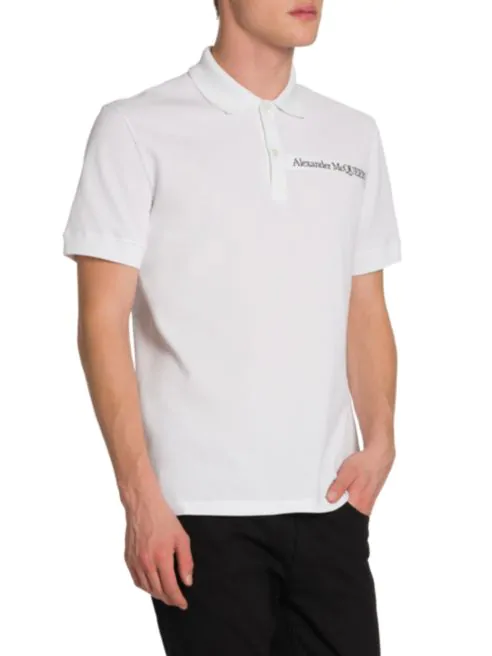 Alexander McQueen Logo Tape Polo