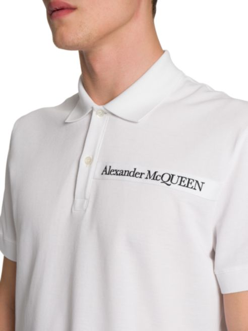 Alexander McQueen Logo Tape Polo