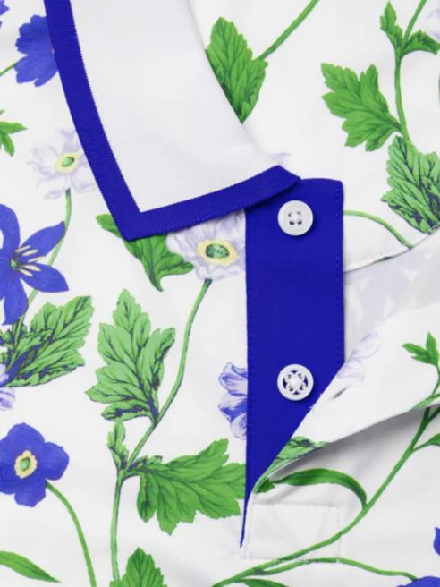 G/Fore Floral Polo Shirt