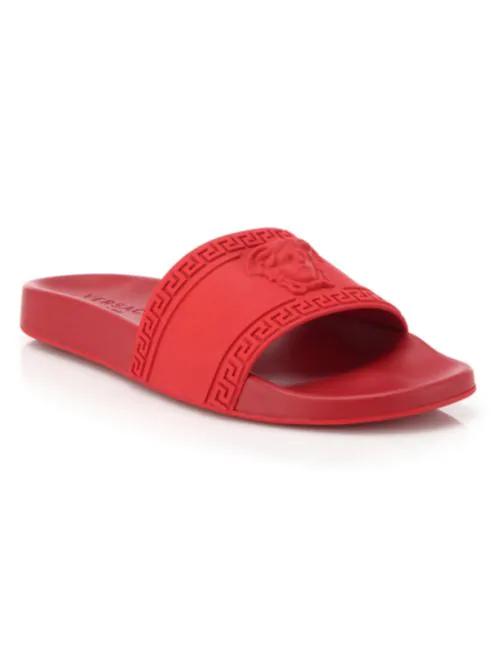 Versace Medusa Cardinal Slide Sandals