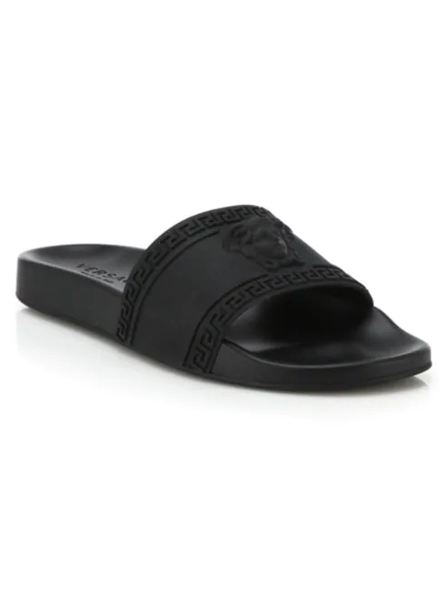 Versace Medusa Cardinal Slide Sandals