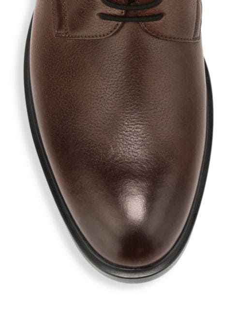 HUGO BOSS Thermo Regulation Leather Oxfords