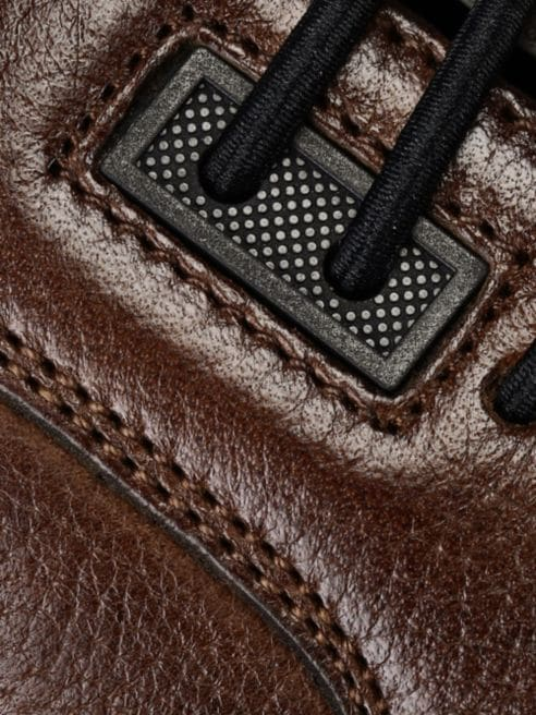 HUGO BOSS Thermo Regulation Leather Oxfords