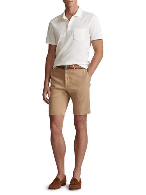 Ralph Lauren Purple Label Eaton Stretch-Cotton Shorts