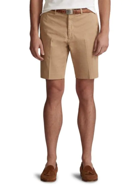 Ralph Lauren Purple Label Eaton Stretch-Cotton Shorts