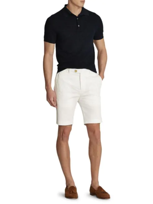 Ralph Lauren Purple Label Eaton Stretch-Cotton Shorts