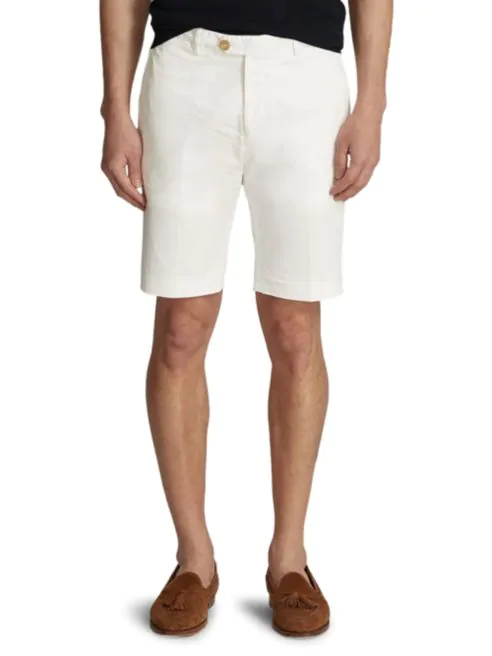 Ralph Lauren Purple Label Eaton Stretch-Cotton Shorts