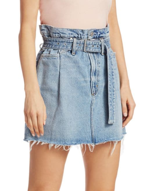 Agolde Reworked 90s Denim Skirt