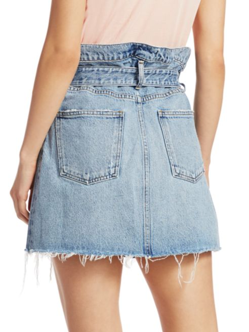 Agolde Reworked 90s Denim Skirt