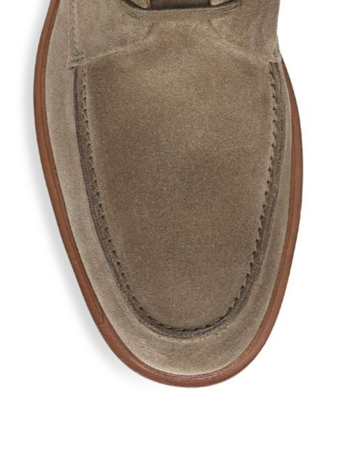 Vince Wellington Suede Derby Shoe