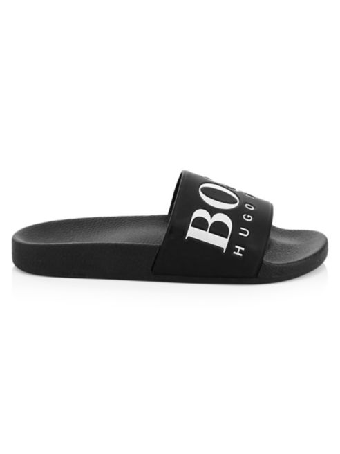 HUGO BOSS Solar Logo Slide Sandals