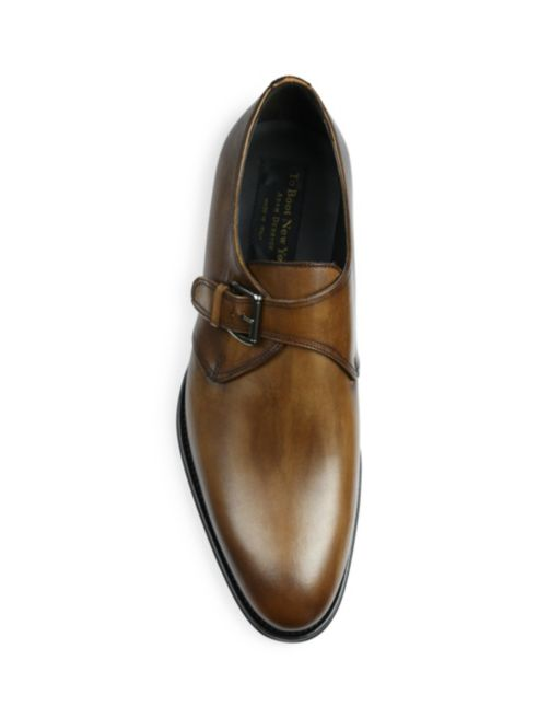 To Boot New York Emmett Leather Monk Strap Shoes