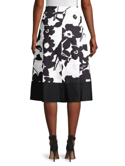 Natori Anemone Garden Button-Down Skirt