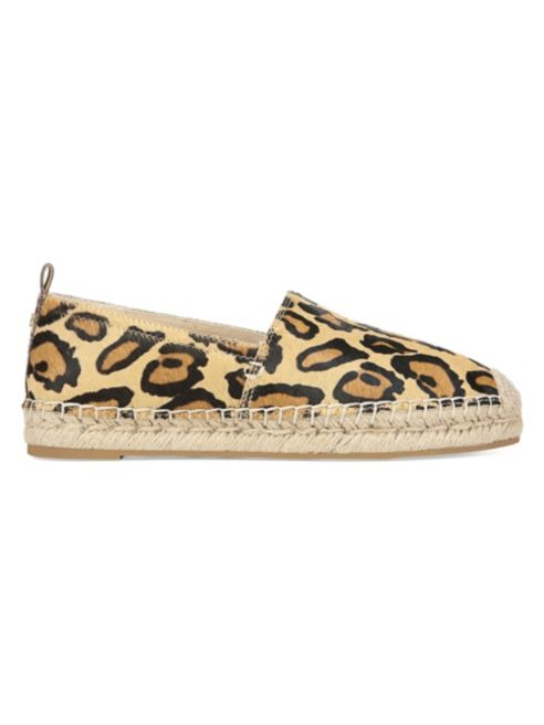 Sam Edelman Khloe Leopard Calf Hair Espadrilles