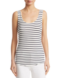 Majestic Filatures Striped Tank Top