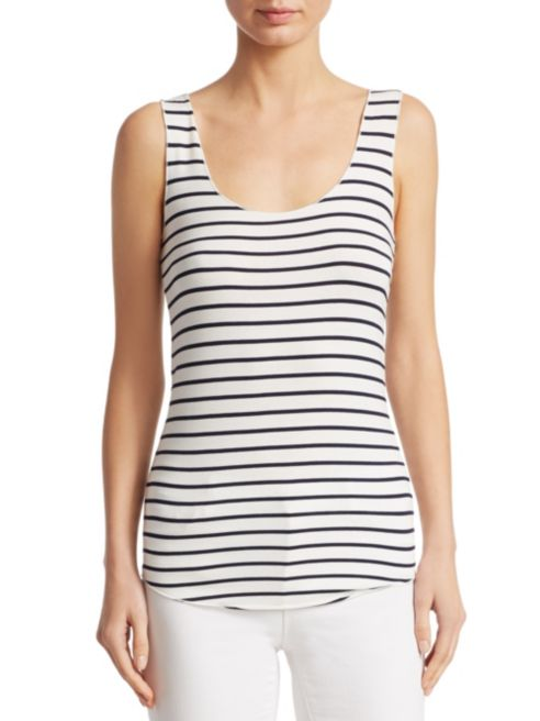Majestic Filatures Striped Tank Top