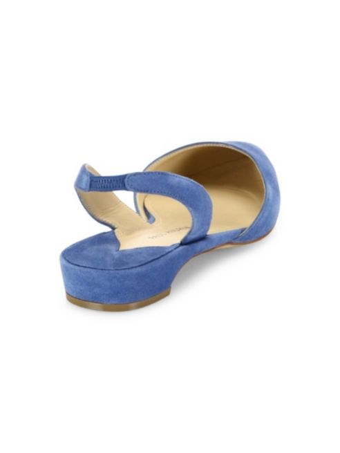 Paul Andrew Rhea Suede Slingback Flats