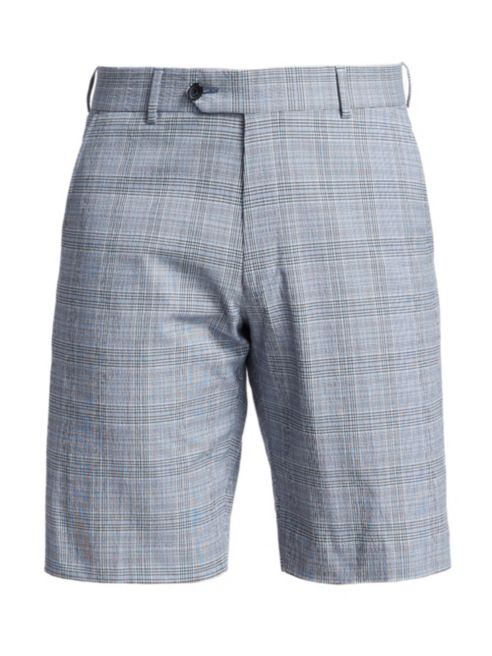 Saks Fifth Avenue Collection Plaid Seersucker Shorts
