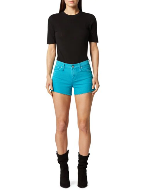 Hudson Jeans Gemma Mid-Rise Cut-Off Denim Shorts