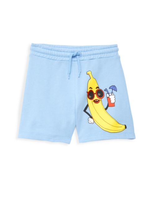 Mini Rodini Little Boy's & Boy's Banana Sweatshorts