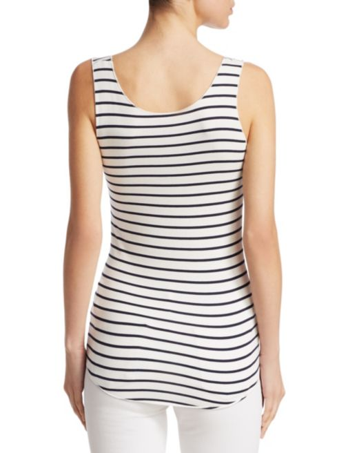Majestic Filatures Striped Tank Top
