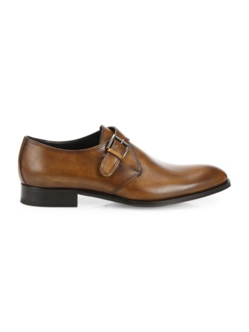 To Boot New York Emmett Leather Monk Strap Shoes