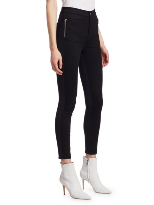 J Brand Alana High-Rise Zip Crop Skinny Jeans