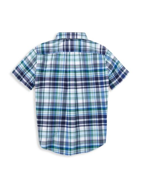 Ralph Lauren Little Boy's & Boy's Performance Poplin Collared Shirt