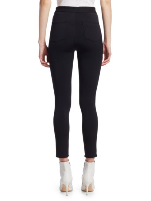 J Brand Alana High-Rise Zip Crop Skinny Jeans