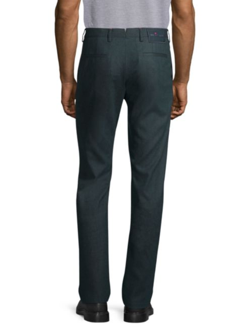 Kiton Straight-Leg Stretch Wool Pants