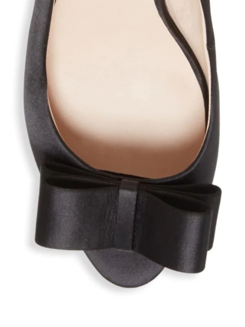 Kate Spade New York Cecelia Peep-Toe Satin Pumps