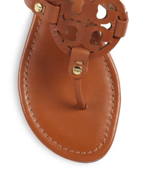 Tory Burch Miller Leather Thong Sandals
