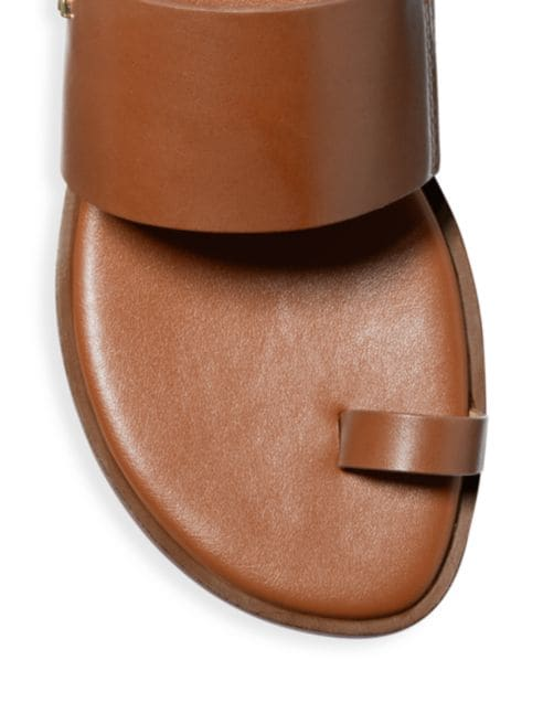Michael Kors August Flat Leather Sandals