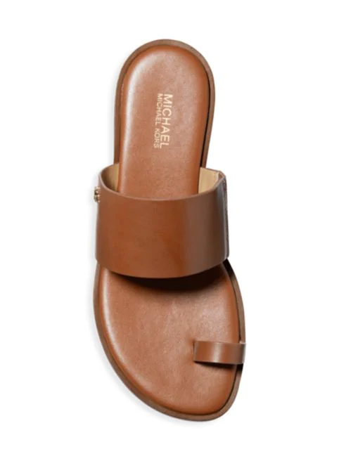 Michael Kors August Flat Leather Sandals