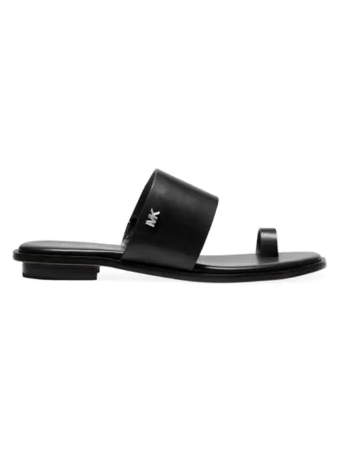 Michael Kors August Flat Leather Sandals